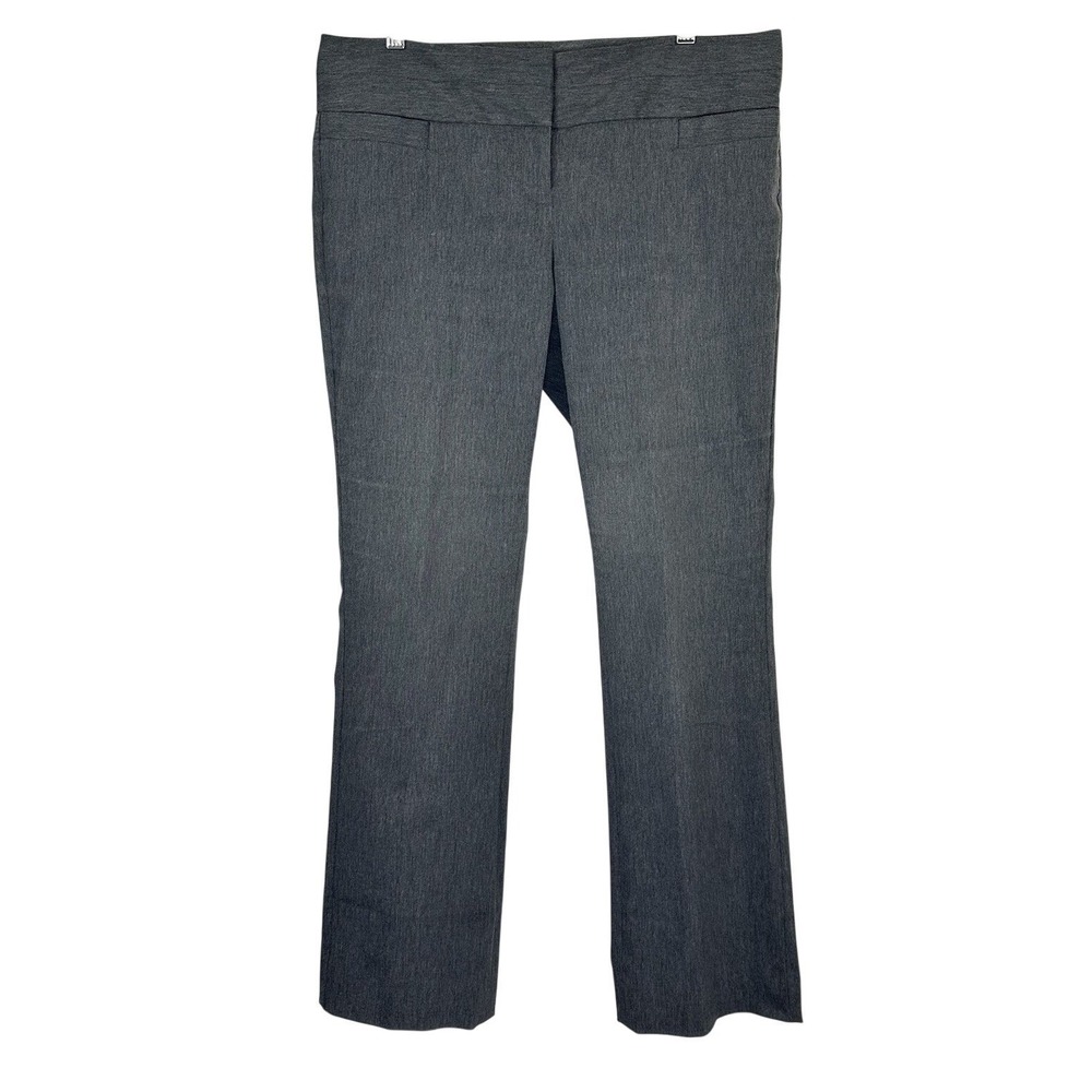The Limited Ideal Stretch Gray Boot Cut Mid Rise Pants Women's 10